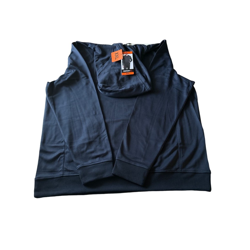 Gerry Mens Spring Pull Over Performance Blue Hoodie XXL - Picture 5 of 7